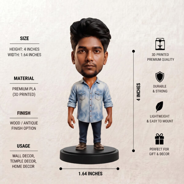 3D Printed Miniature Figurine