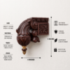 Antique Floral Corbel
